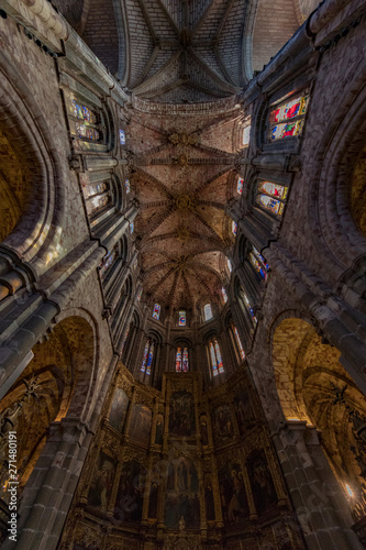 Photography interior of cathedral