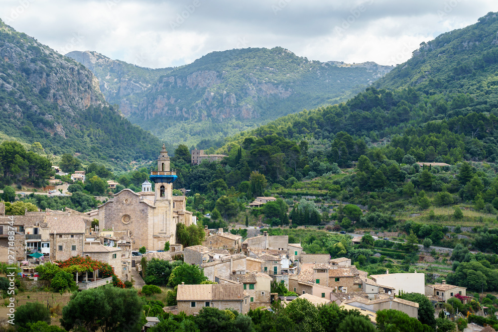 Parish of Sant Bartomeu in the mountains of Valldemossa, Majorca, Spain
