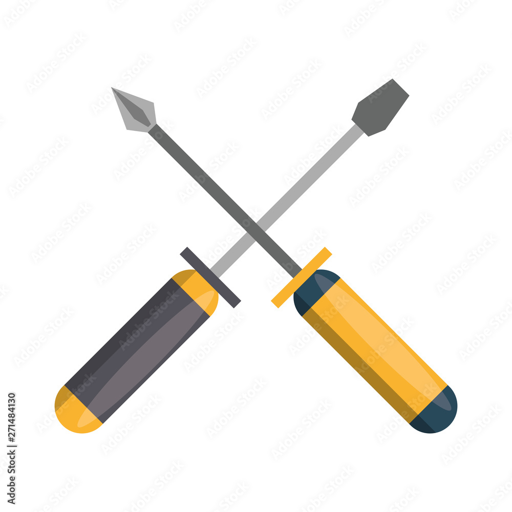 screwdriver tool icon cartoon isolated screwdriver tool icon cartoon isolated