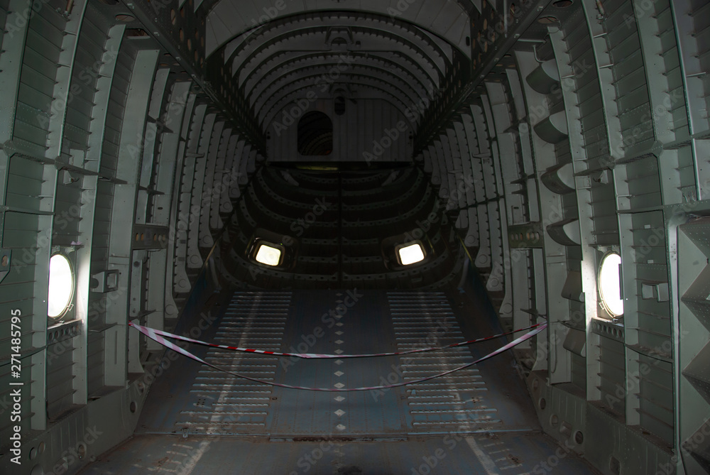 Fototapeta premium Helicopter cargo bay
