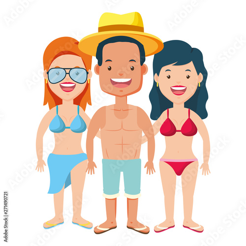 summer time people