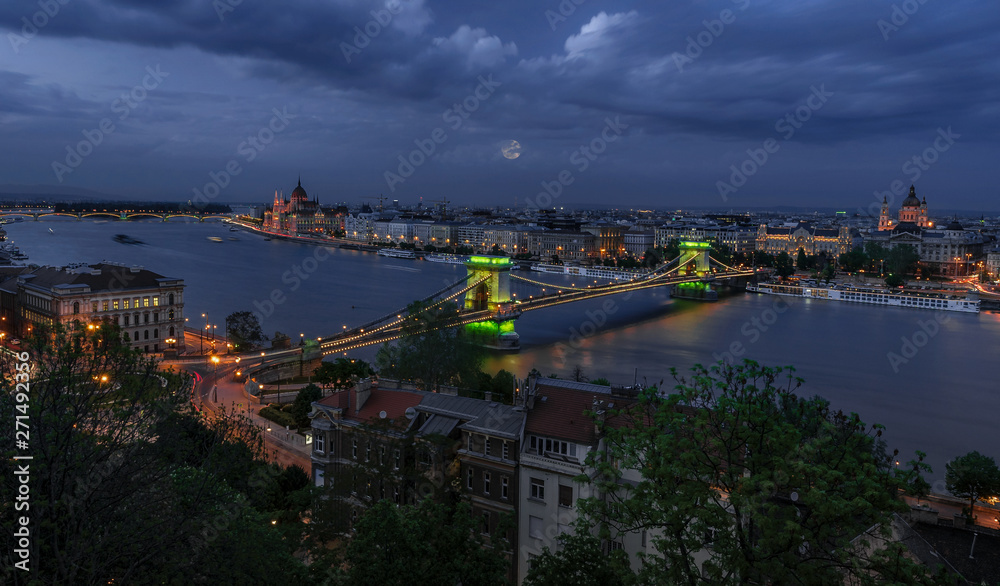 Obraz premium Panorama Budapest 