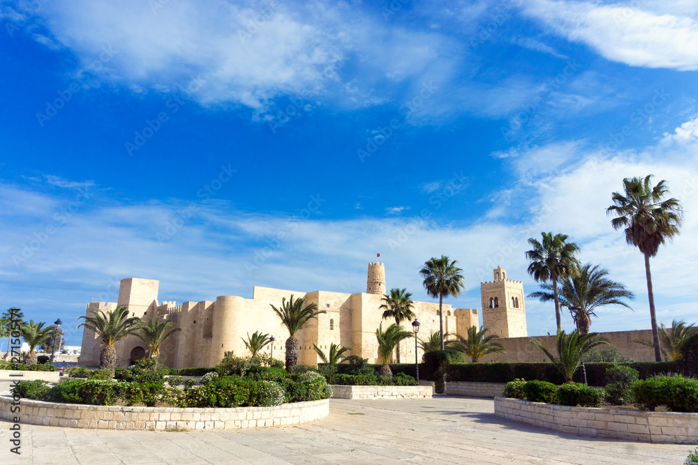 View of the  Ribat of Monastir, Tunisia