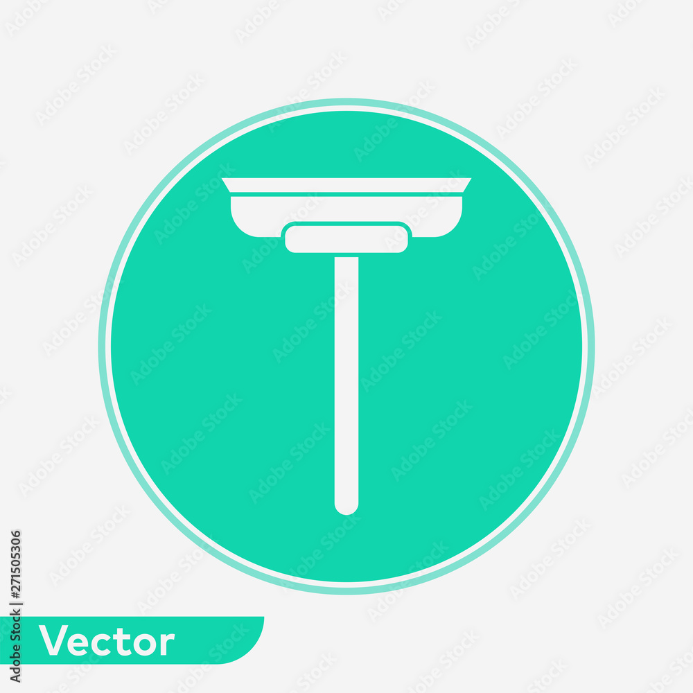 Glass scraper vector icon sign symbol Glass scraper vector icon sign symbol