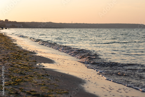 sunset on the beach