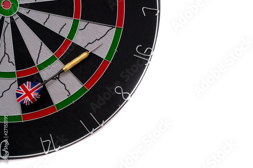 darts with american flag on black background