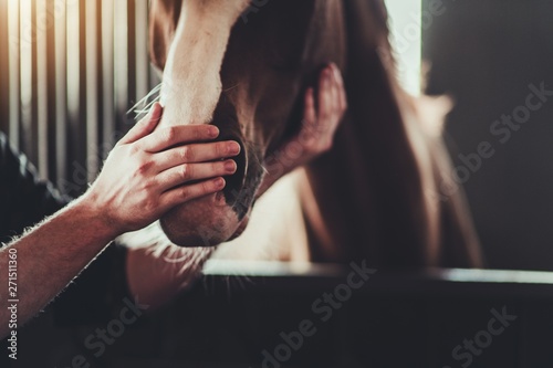 Fotografie, Obraz Spending Time with Horse