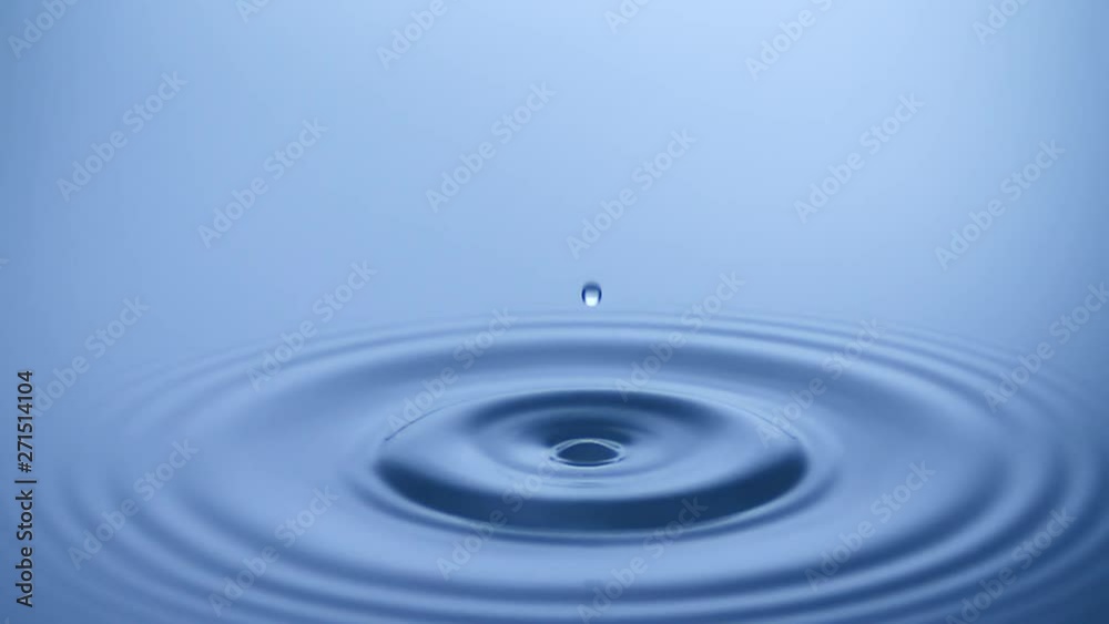 Slow motion Water drop splash into calm water - shot with ultra high speed camera Slow motion Water drop splash into calm water - shot with ultra high speed camera