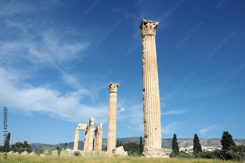Athen: Olympeion, Ruine einer Tempelanlage Athen: Olympeion, Ruine einer Tempelanlage