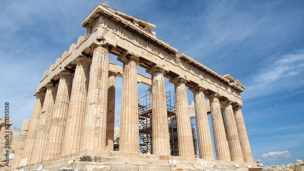 Athen: Parthenon-Tempel auf der Akropolis