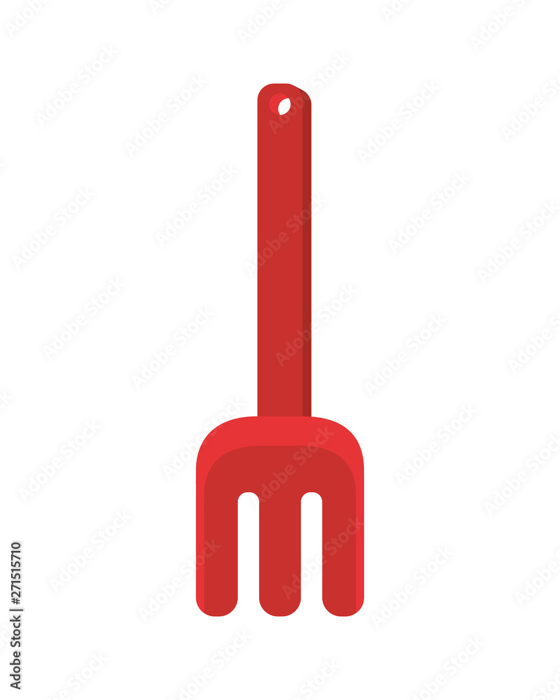 rake to play on the beach on white background rake to play on the beach on white background
