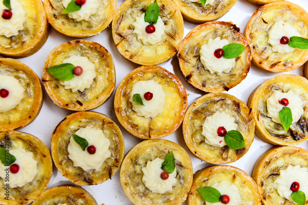 mini quiche varied flavors, brazilian snacks mini quiche varied flavors, brazilian snacks
