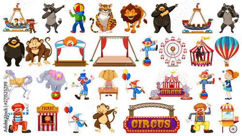 Large Circus themed set