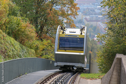  Hungerburgbahn with wagon funicular in Innsbruck, Austria photo