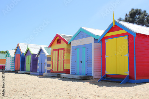 Colourful Beach Houses © Jessica