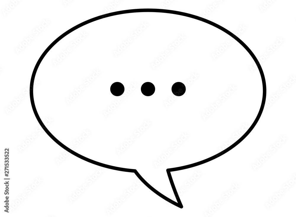 speech bubble icon cartoon isolated black and white speech bubble icon cartoon isolated black and white