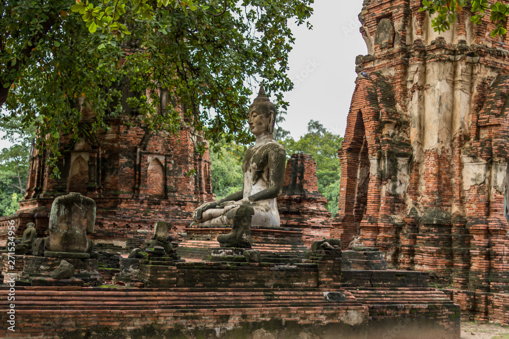 Stucco Buddha image, Wat Mahathat, Phra Nakhon Si Ayuthaya 