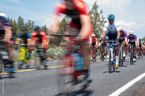 Road Cyclists in a Race