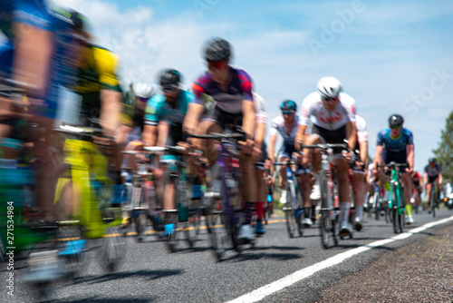 Road Cyclists in a Race