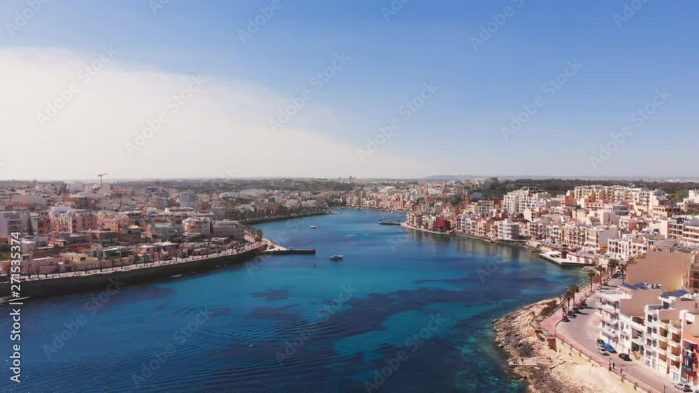 Aerial drone video from Malta, Marsaskala and Zonqor area on a sunny spring day. 2019.03.10 Aerial drone video from Malta, Marsaskala and Zonqor area on a sunny spring day. 2019.03.10