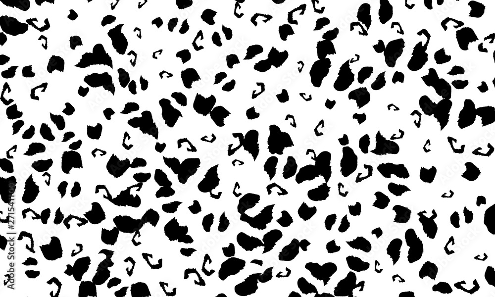 Leopard print design. Animal skin pattern.