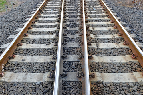 Choices concept on railway split