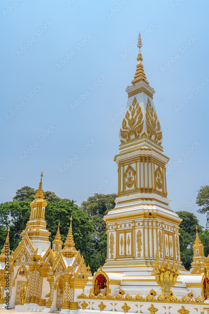 Fototapeta premium Nakhon Phanom, Thailand: Phra That Ming Muang Rukkha Nakhon is one of the favorite place for tourism, when visit Nakhon Phanom