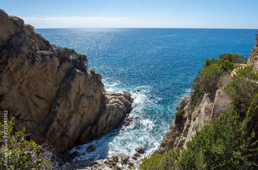 Round roads through Lloret de Mar, Costa brava Round roads through Lloret de Mar, Costa brava