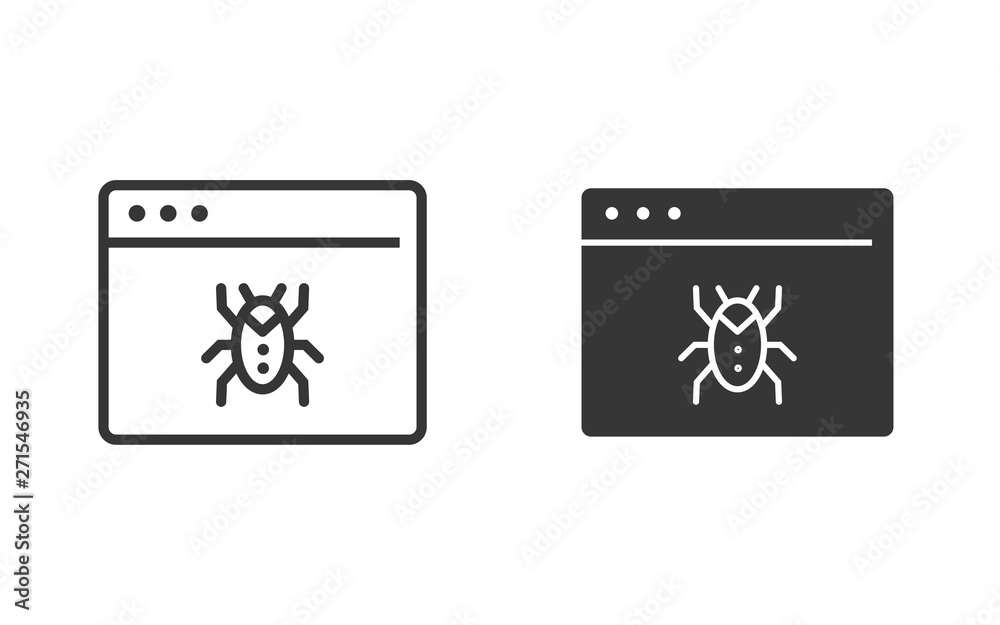 Data security vector icon for graphic and web design.