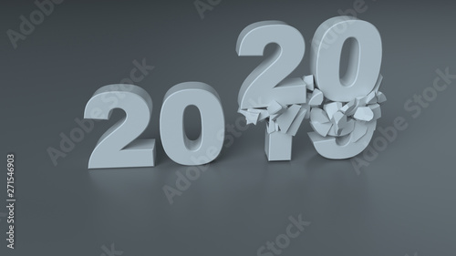 Text 2020 is shattering 201...
