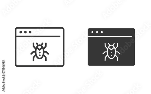 Data security vector icon for graphic and web design.