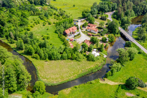Fototapeta Naklejka Na Ścianę i Meble -  Mazury-rzeka Krutynia w północno-wschodniej Polsce