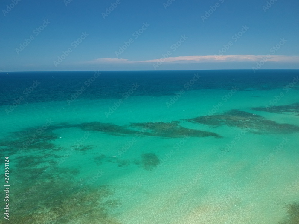 Puglia, Torre Guaceto Marine Protected Area, aerial view