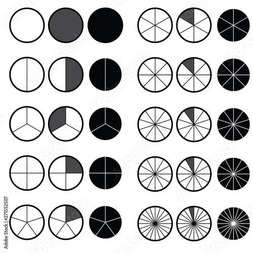 Fraction mathematics Fraction Calculator Simplifying Fractions on white background  vector illustration