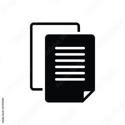 Black solid icon for copywriting © WEBTECHOPS