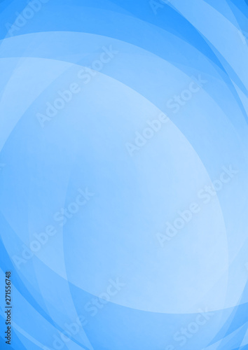 Curved abstract blue background