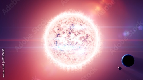 Fototapeta Naklejka Na Ścianę i Meble -  Sun solar system 