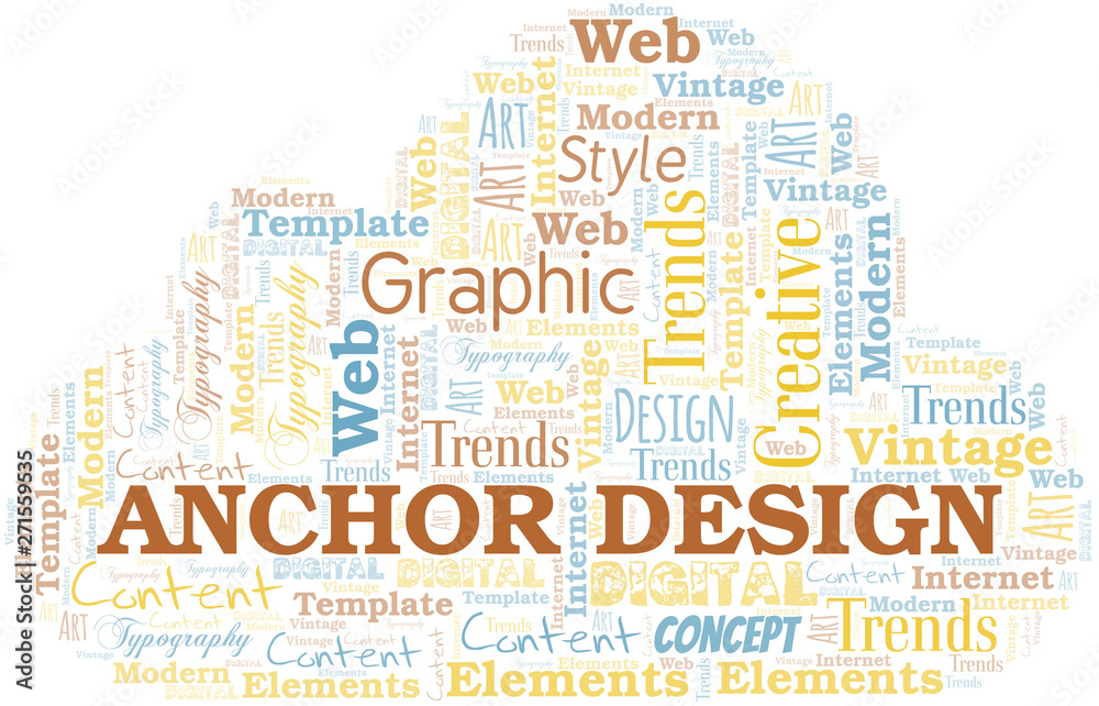 Anchor Design word cloud. Wordcloud made with text only. Anchor Design word cloud. Wordcloud made with text only.