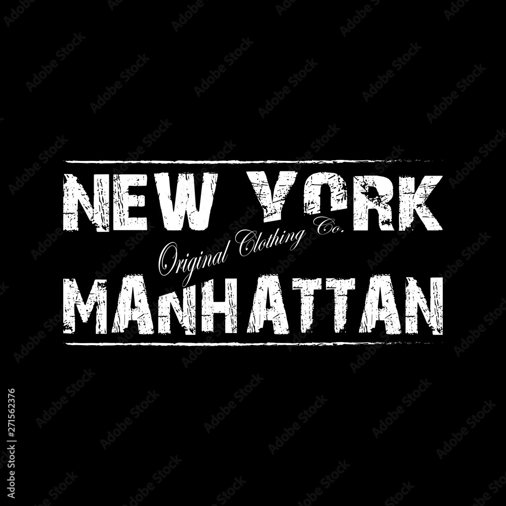 NEW YORK MANHATTAN- Vector illustration design for banner, t shirt graphics, fashion prints, slogan tees, stickers, cards, posters and other creative uses
