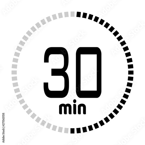 The minutes countdown timer 