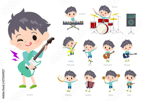 blue clothing boy_pop music