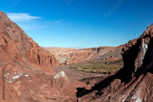 The Valle del Arcoiris rainbow valley in Atacama Desert  Chile