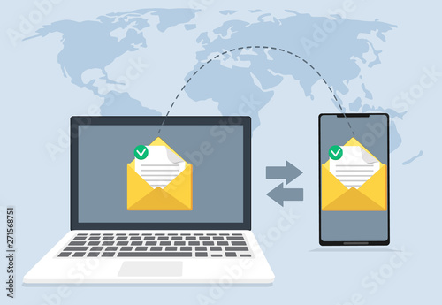 File transfer, file recovery, defragmentation, disk recovery is shown. Data transmission, ftp files receiver and laptop computer backup copy. Document pc migration, network laptop file sharing vector