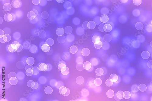 Purple glitter lights background. Blurred abstract holiday background. Romantic Purple bokeh illustration background