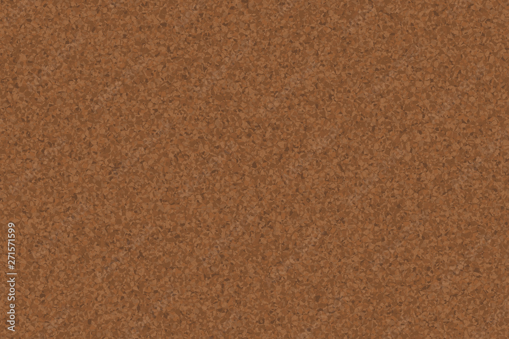 Cork notice board. Natural cork texture. Top view background 
