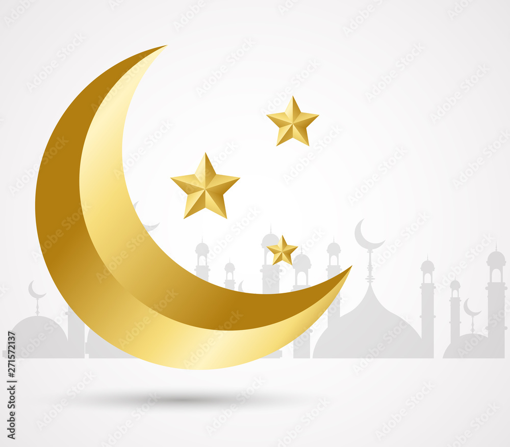 Eid Mubarak Islamic template Mubarak for muslim people. - Vector Eid Mubarak Islamic template Mubarak for muslim people. - Vector