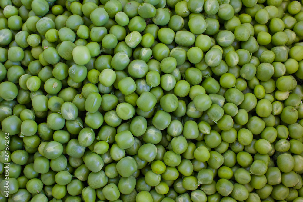 Green pea. Fresh Peeled Peas