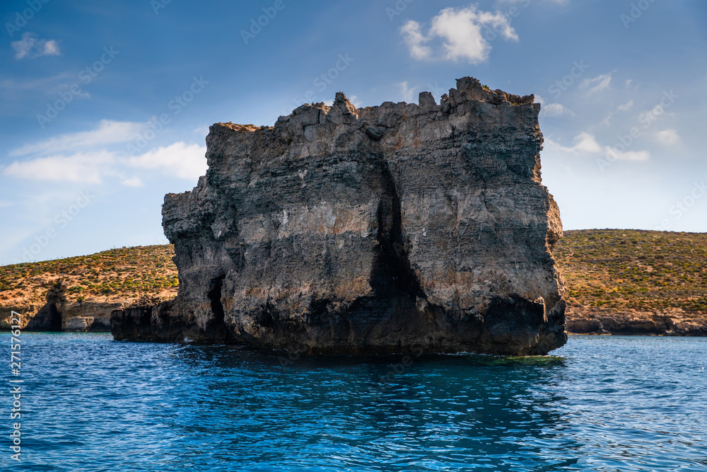 Stone sea caves