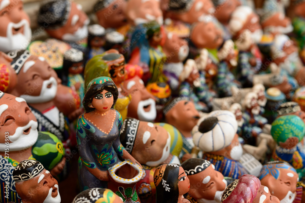 Handmade souvenirs from Central Asia,Bukhara, Uzbekistan, Silk Route