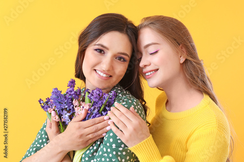 Beautiful young women with ...